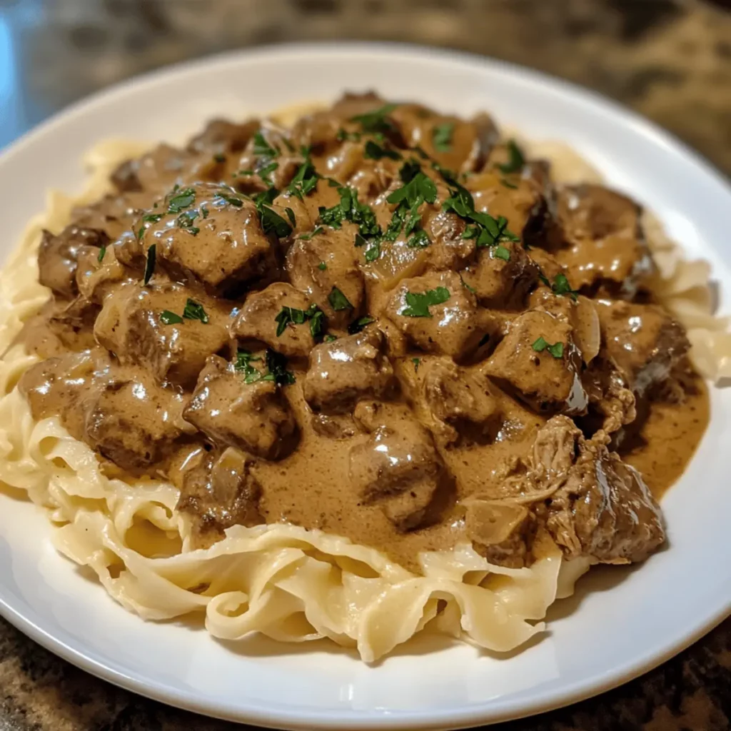 Beef Stroganoff