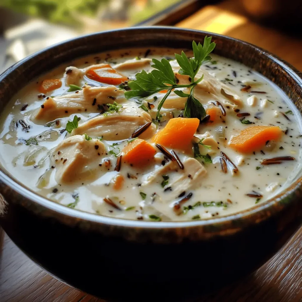 Creamy Chicken Wild Rice Soup