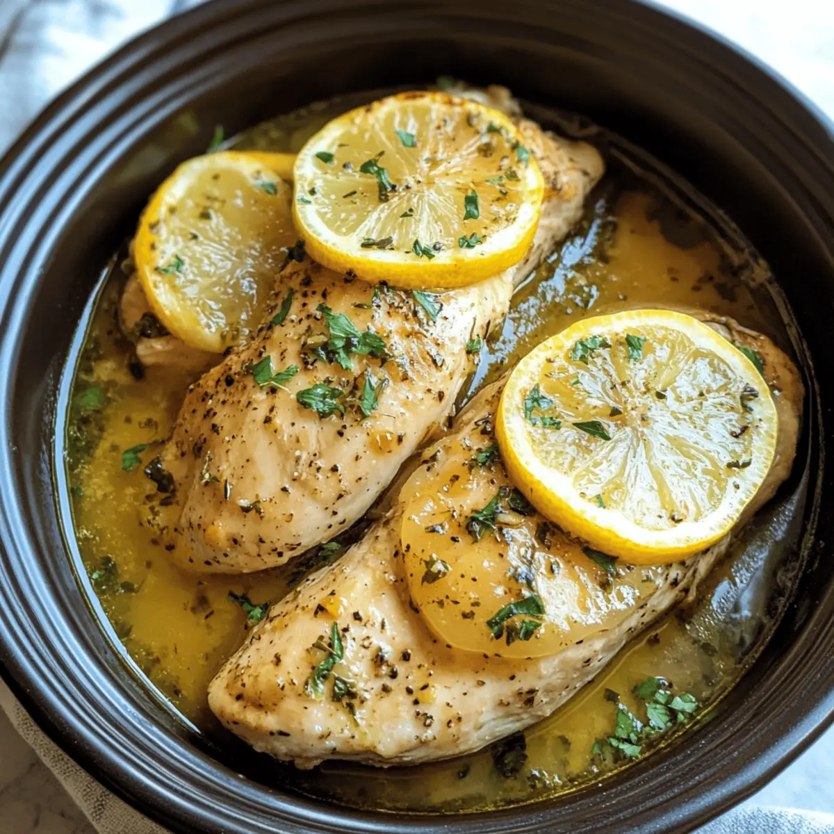 Crockpot Greek Lemon Chicken