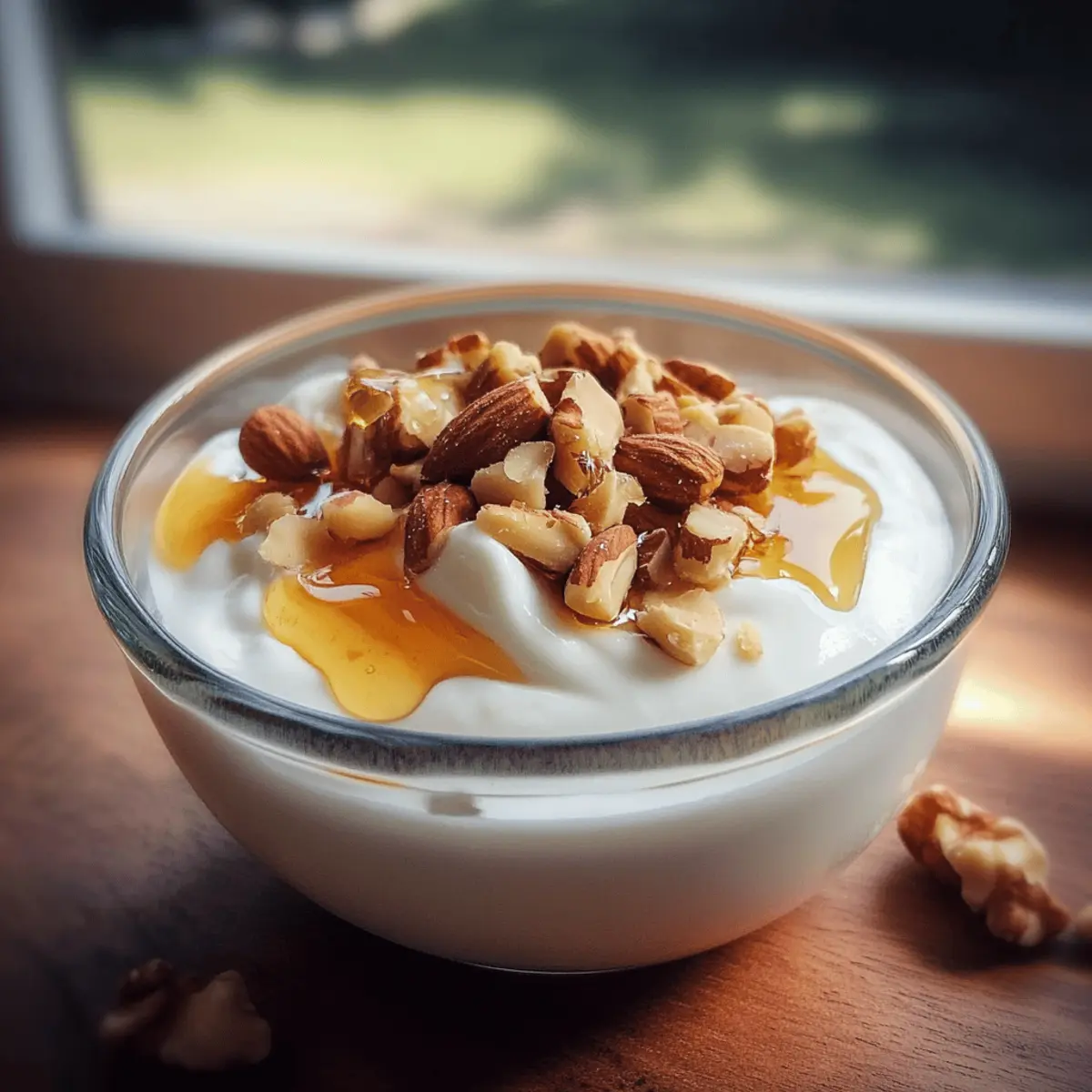 Greek Yogurt with Honey and Nuts