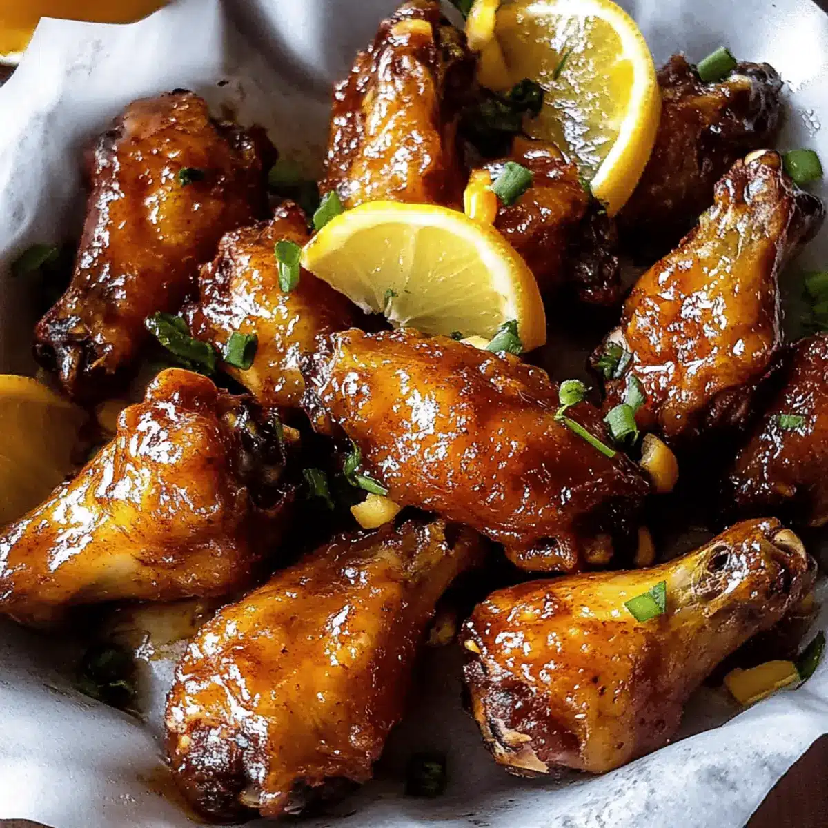 Hawaiian Style Chicken Wings