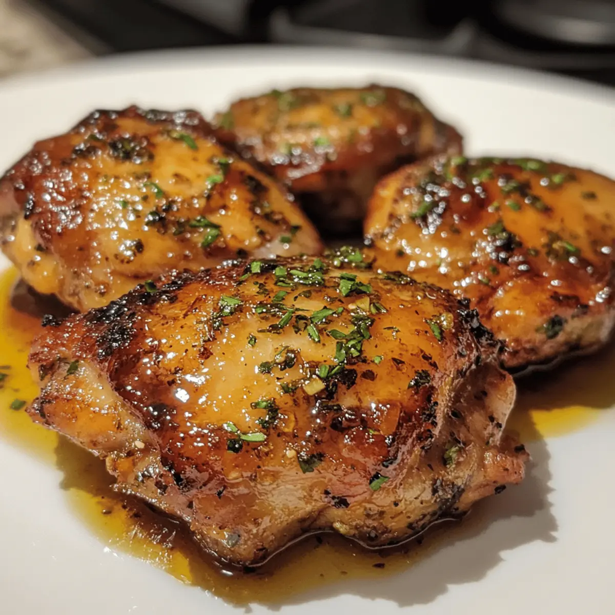 Honey Garlic Chicken Thighs