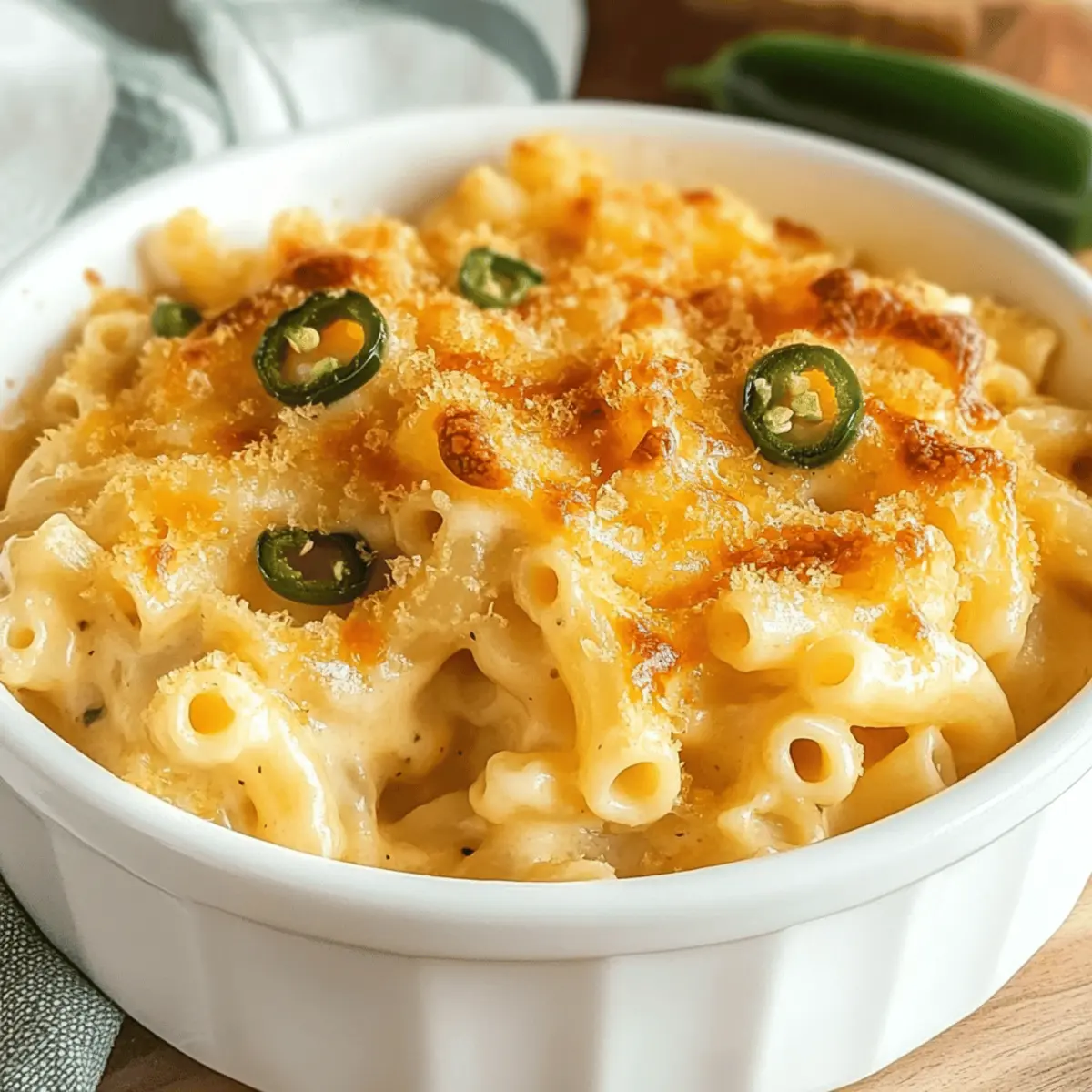 Jalapeno Macaroni and Cheese