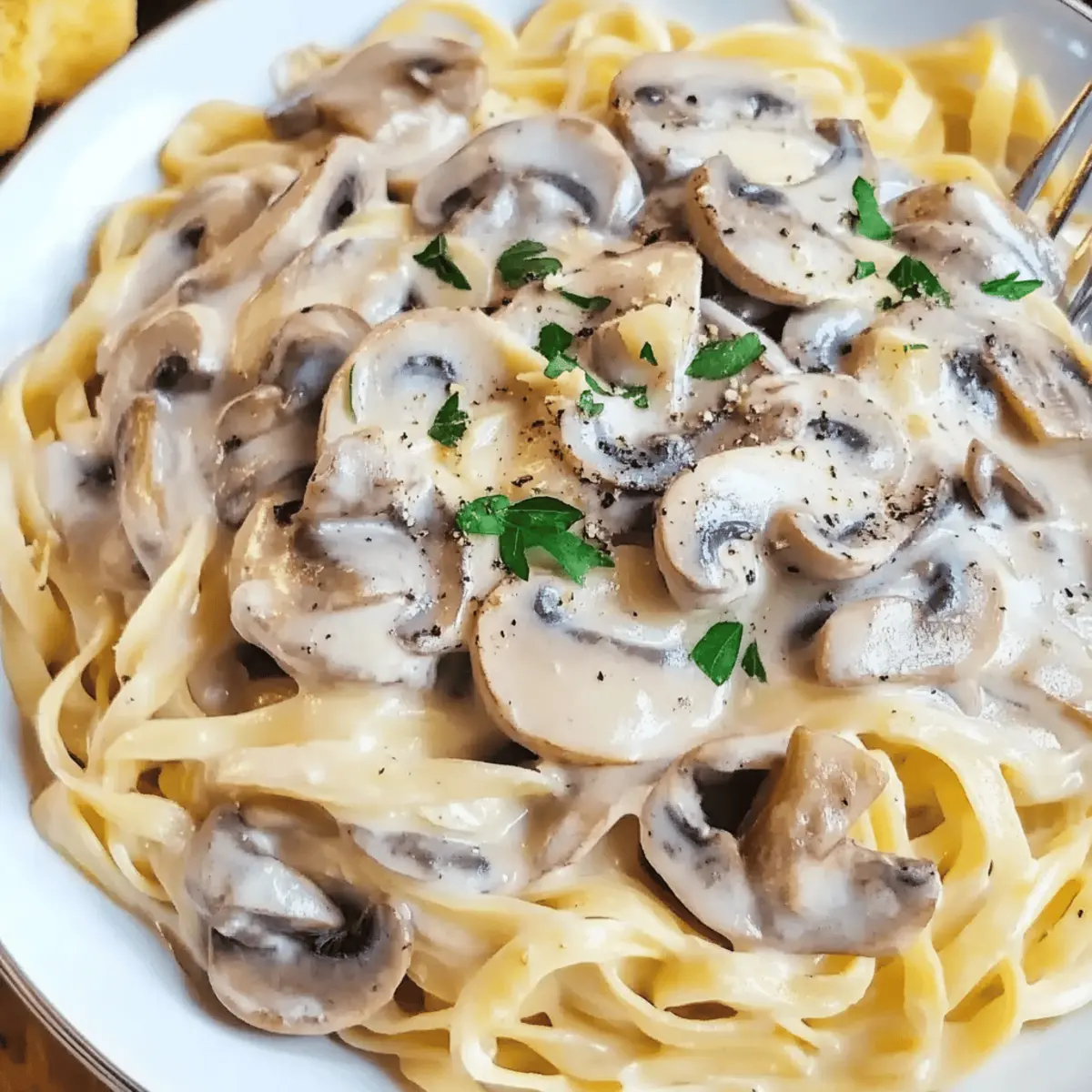Mushroom Alfredo