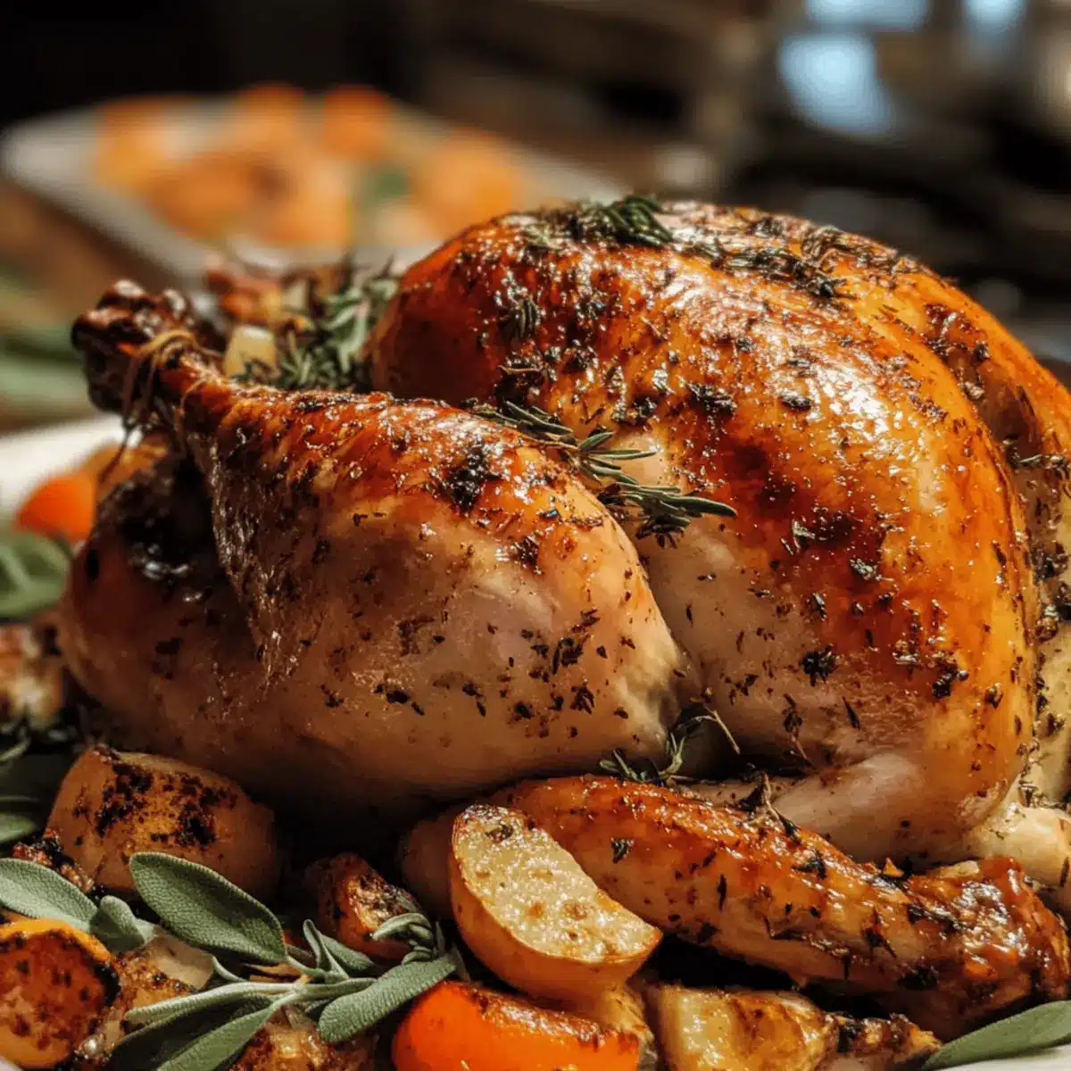 Roasted Turkey with Sage