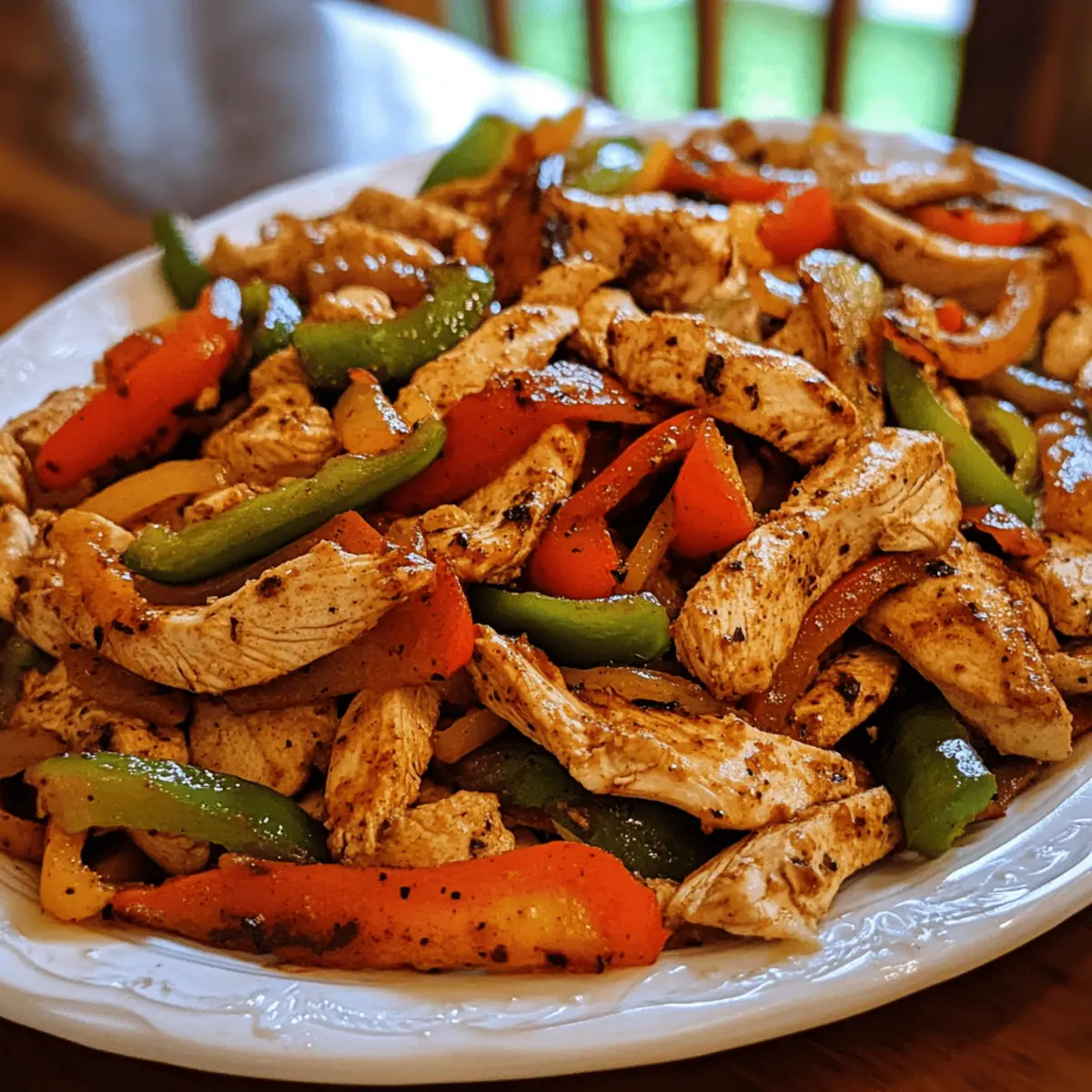 Simple Chicken Fajitas