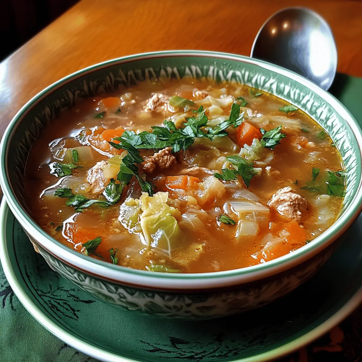 Kohlrouladen Soup (Cabbage Roll Soup)