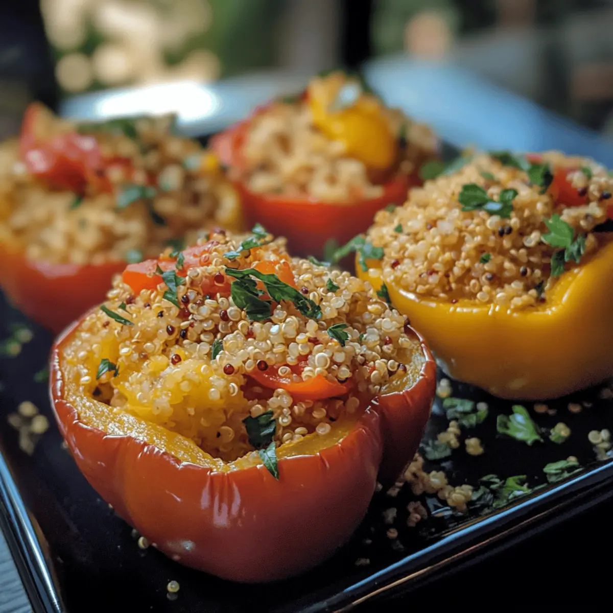 Quinoa Stuffed Bell Peppers