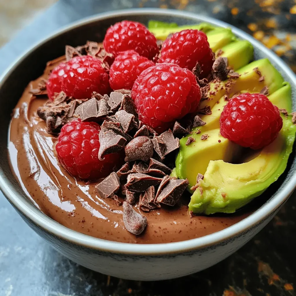 Avocado Chocolate Mousse