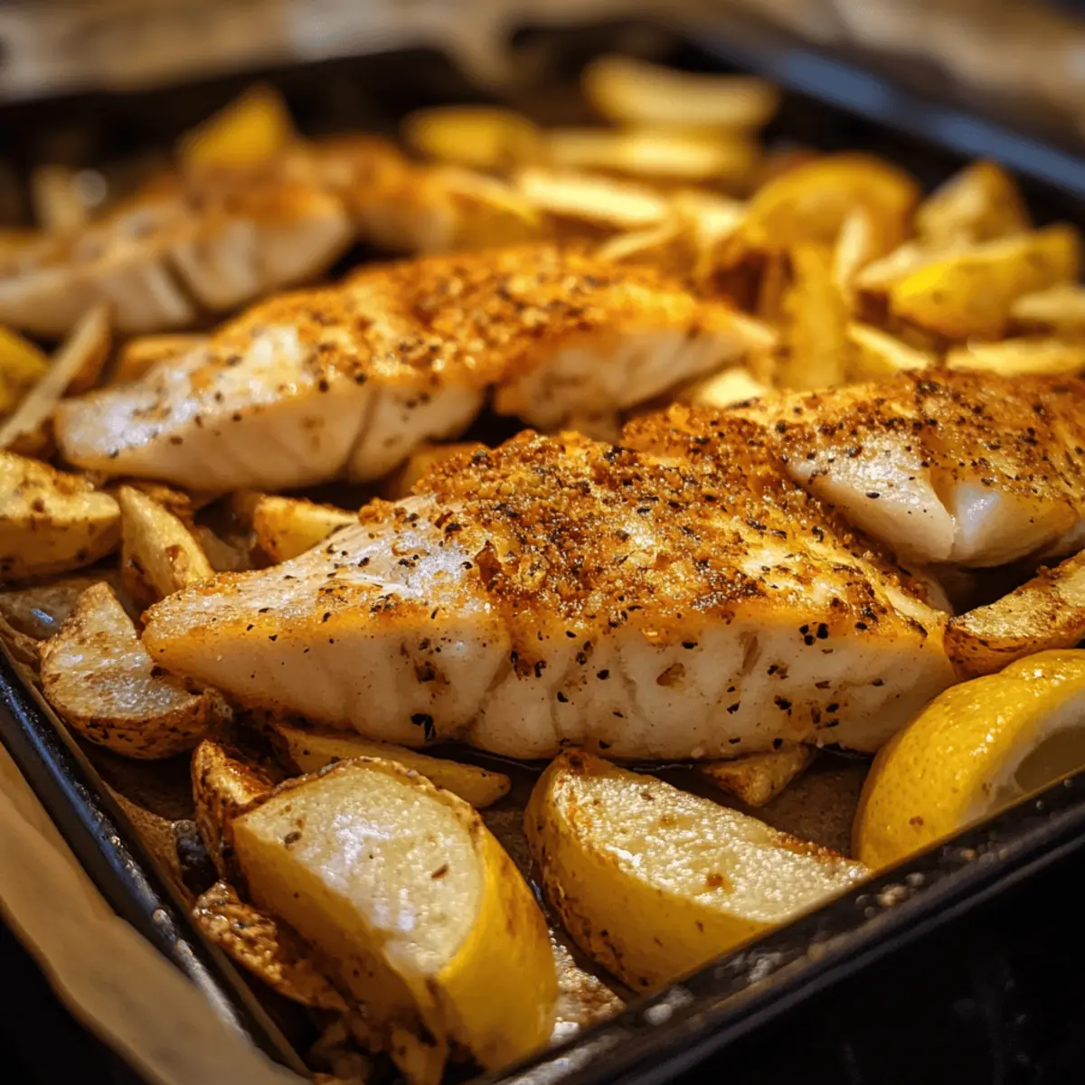 Baked Fish and Chips