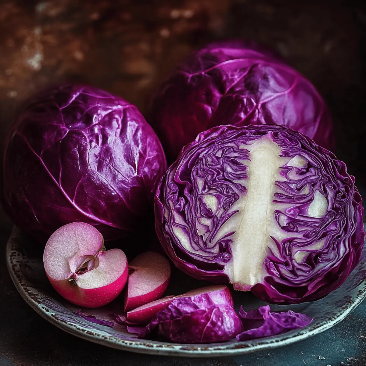 Red Cabbage with Apples