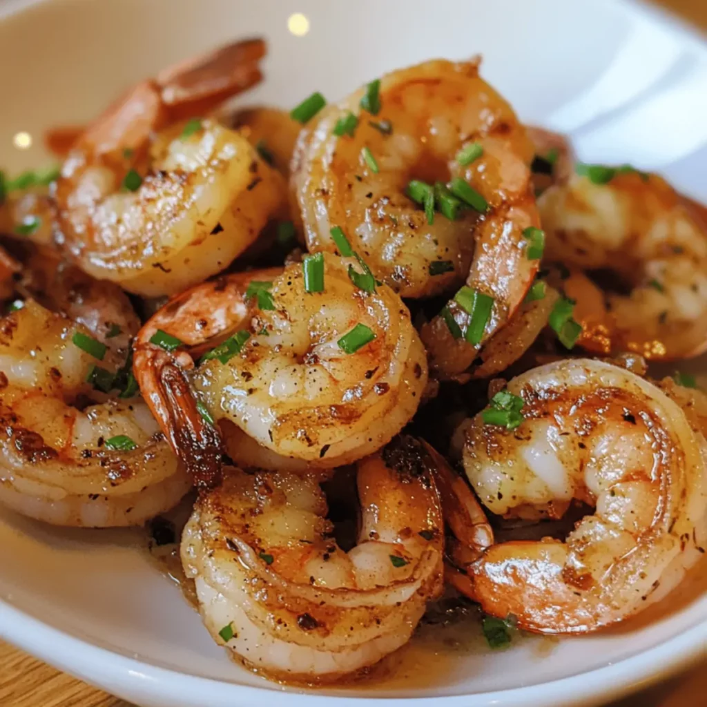 Airfried Garlic Shrimp
