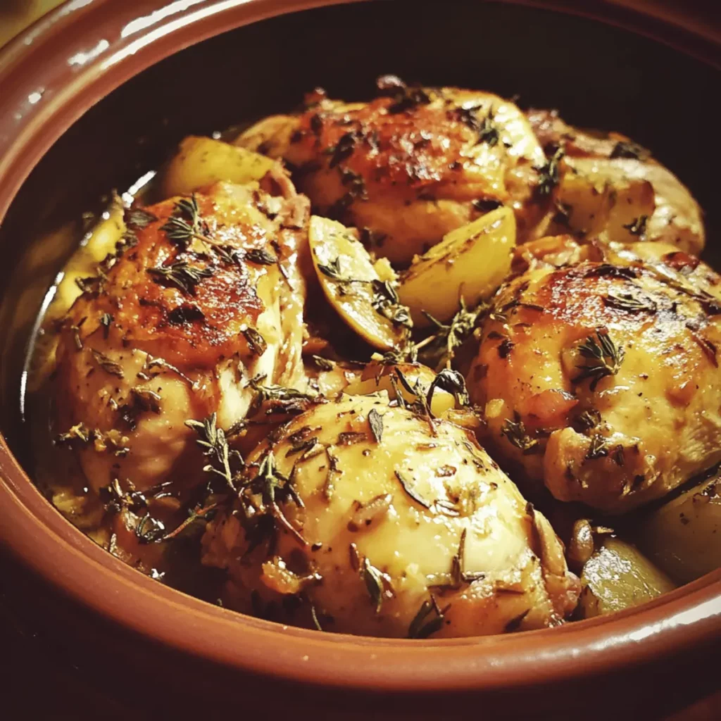 Slow Cooker Chicken with Herbs
