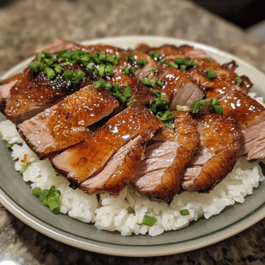 Five-Spice Roast Duck with Rice