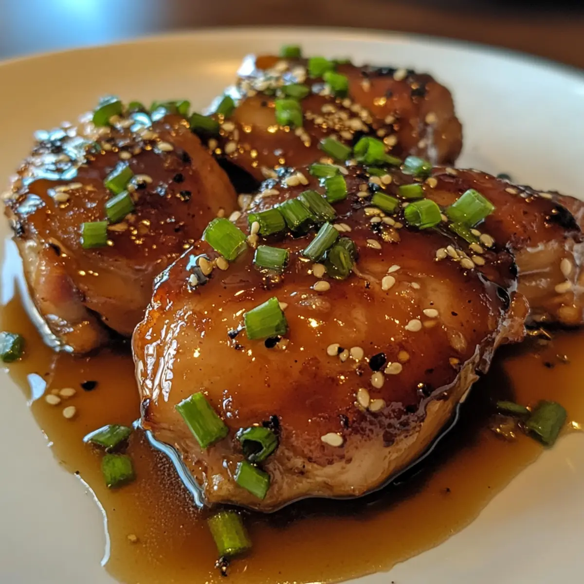 Honey Soy Chicken Thighs recipe